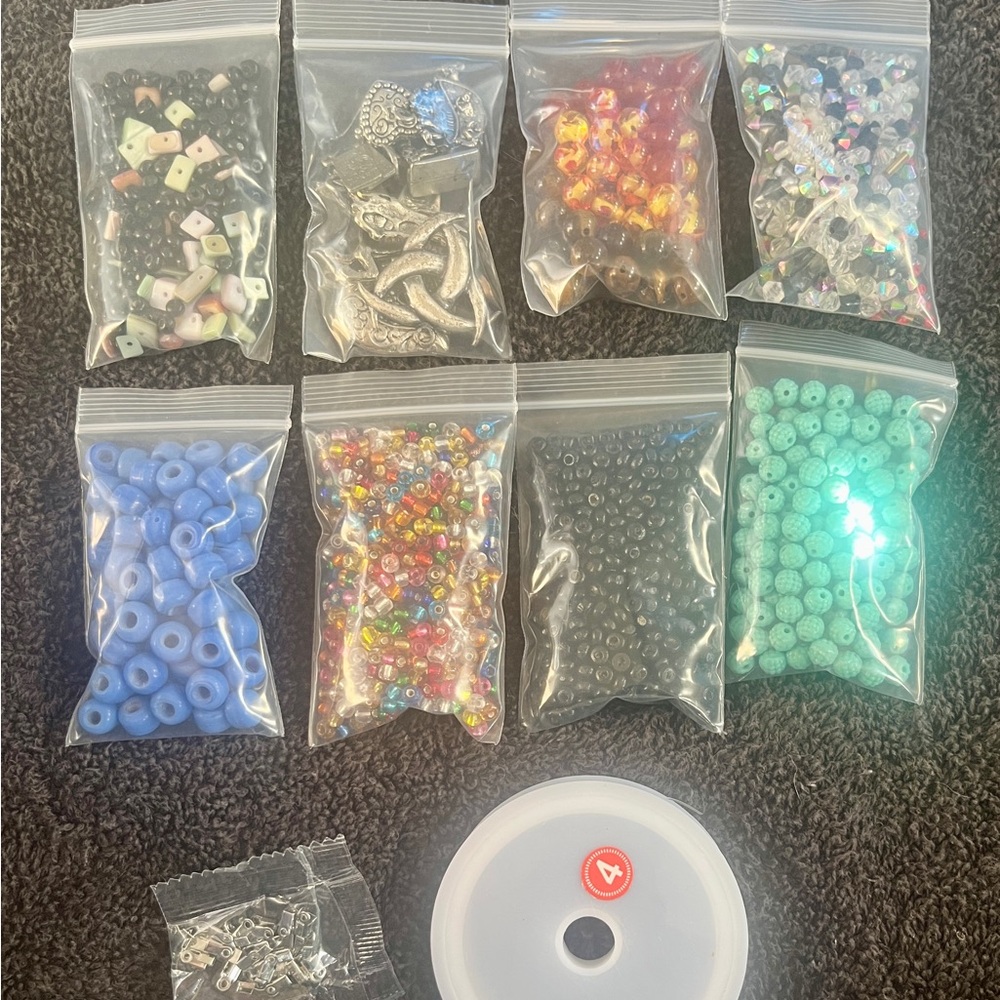 Assorted Bead and Charm Set